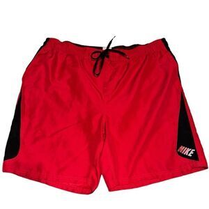Nike Swim Trunk Shorts Mesh Lined Elastic Drawstring Men's XL